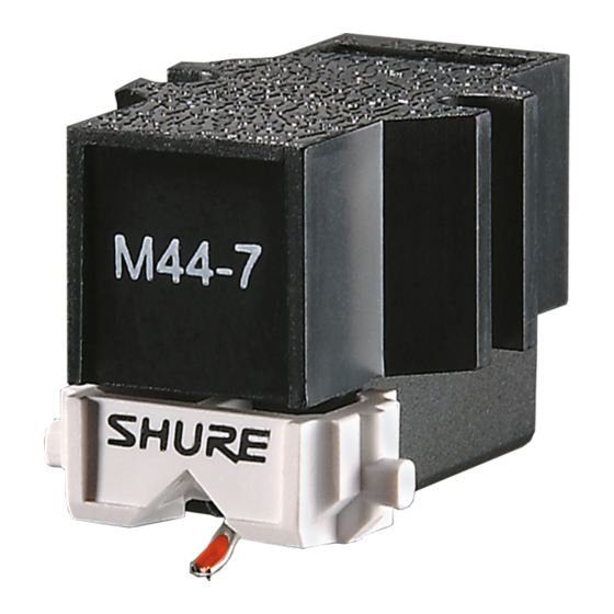 Shure 25 Serie Mode D'emploi