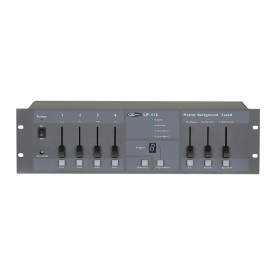 SHOWTEC LP-416 Manuel