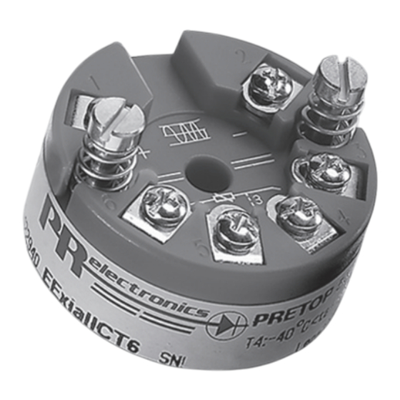 PR electronics 5335 Mode D'emploi