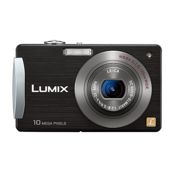 Panasonic Lumix DMC-FX500 Mode D'emploi