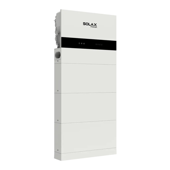 SolaX Power X3-IES Serie Manuel D'installation