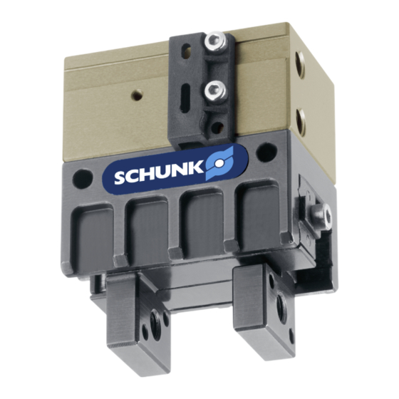 SCHUNK MPG-plus 25 Instructions De Montage Et D'utilisation