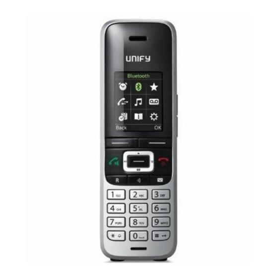 Unify OpenScape DECT Phone S5 Mode D'emploi