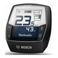 Bosch BDU450 CX Notice Originale