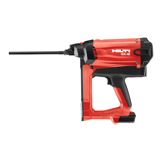 Hilti GX-IE Serie Mode D'emploi Original