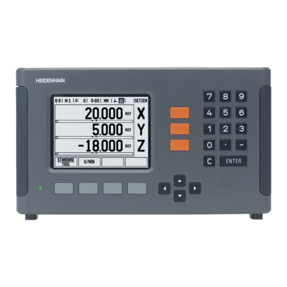 HEIDENHAIN ND 780 Manuel D'utilisation