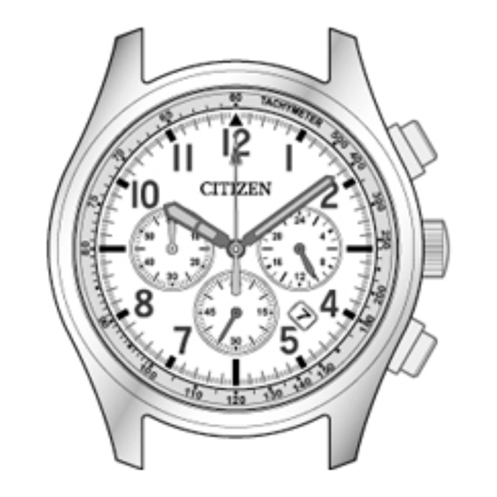 Citizen B620 Mode D'emploi