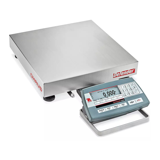 Uline Ohaus Defender 5000 Mode D'emploi