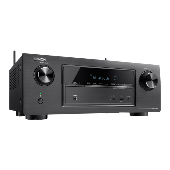 Denon AVR-X2100W Manuel De L'utilisateur