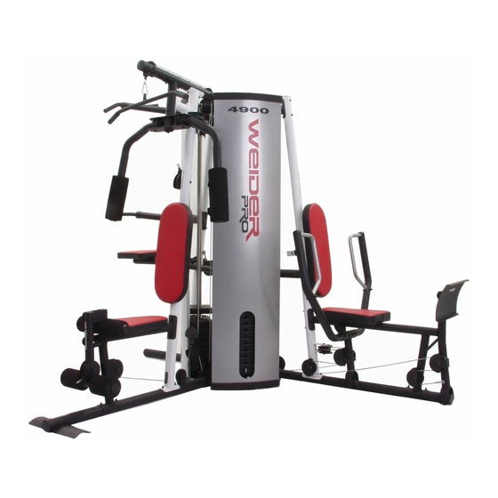 Weider Pro 4900 Manuel De L'utilisateur