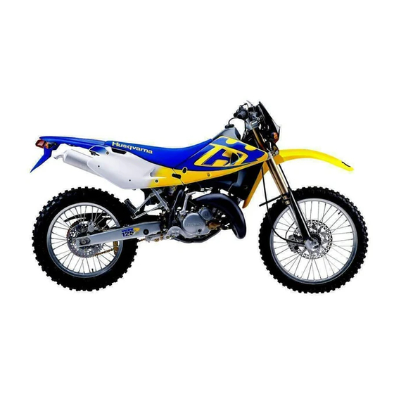 Husqvarna WR 125 2004 Livret D'utilisation Et D'entretien