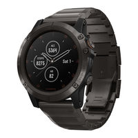 Garmin Fenix 5X Manuel D'utilisation