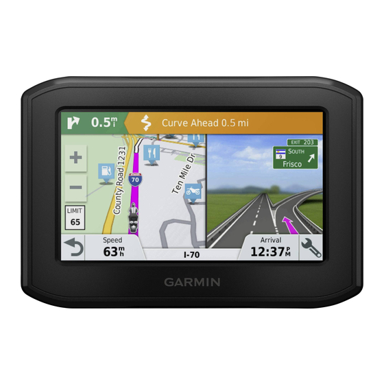 Garmin ZŪMO 396 Manuel D'utilisation