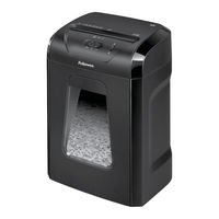 Fellowes Powershred 12C Mode D'emploi