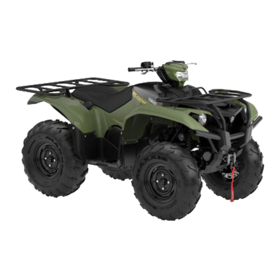 Yamaha KODIAK Manuel Du Propriétaire