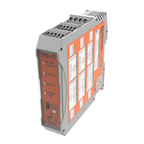 Renishaw HSI-C Manuel D'installation