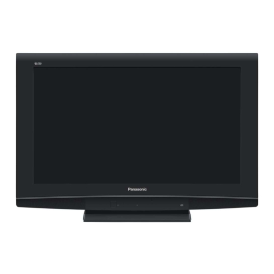 Panasonic VIERA TX-32LE8F Mode D'emploi