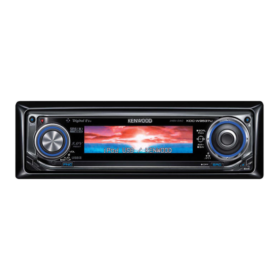 Kenwood KDC-W9537U Mode D'emploi