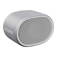 Sony SRS-XB01 Manuel De Référence