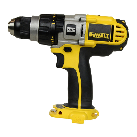 DeWalt DCD910 Guide D'utilisation