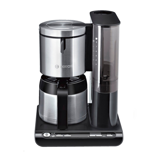 Bosch TKA8653/01 Mode D'emploi