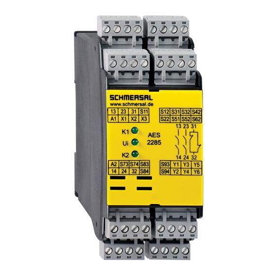 schmersal AES 2285 Mode D'emploi