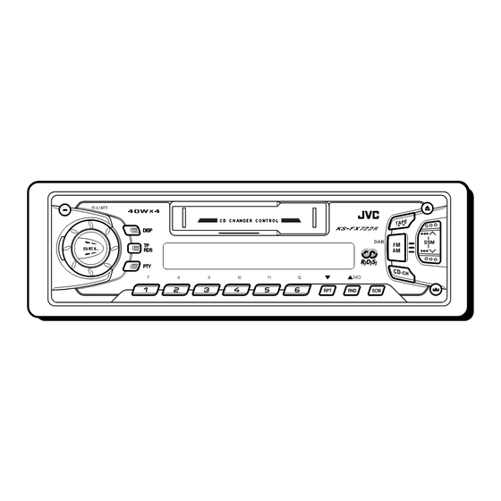 JVC KS-FX722R Manuel D'instructions
