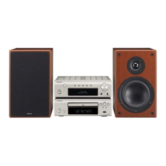 Denon DF 107 Manuel De L'utilisateur