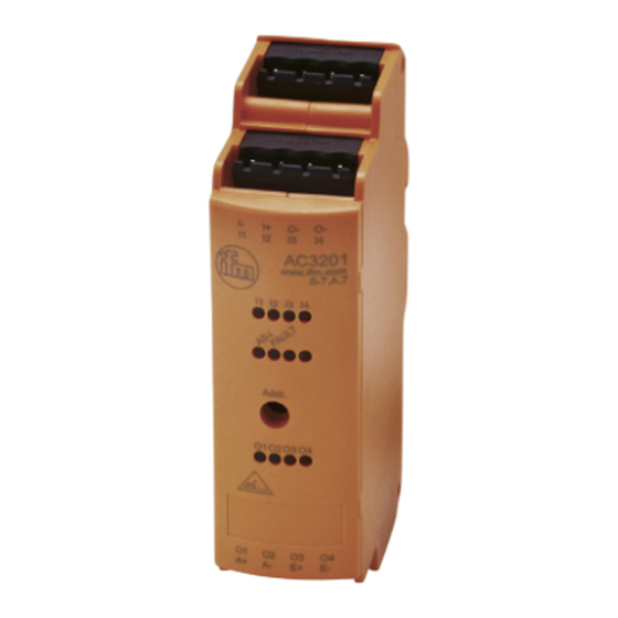 IFM Electronic AS-interface AC3200 Notice D'utilisation