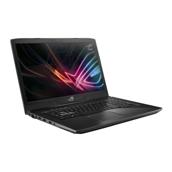 Asus REPUBLIC OF GAMERS G Serie Mode D'emploi