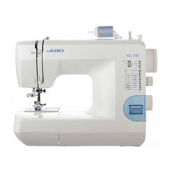 JUKI HZL-25Z Mode D'emploi