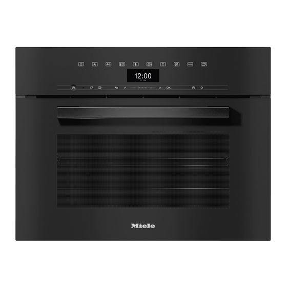 Miele DGC 7445 HC Pro Mode D'emploi Et Instructions De Montage