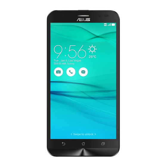 Asus Zenfone 3 ZE552KL Manuel De L'utilisateur