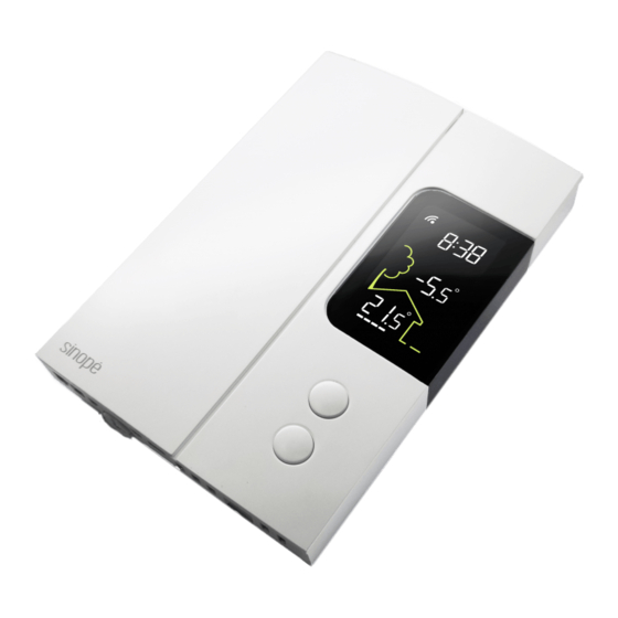 Sinope TH1120RF-3000 Guide De L'utilisateur