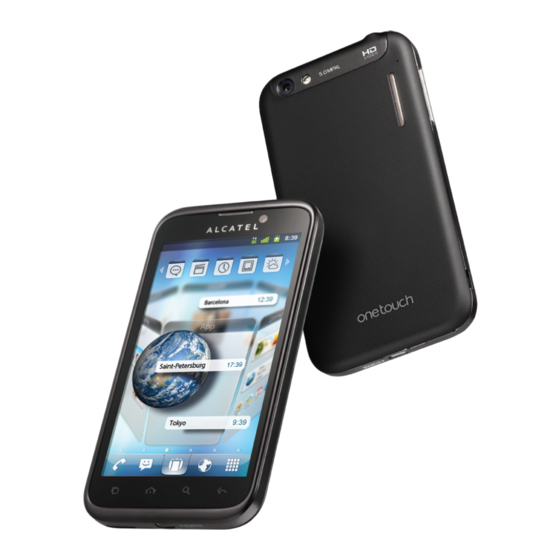 Alcatel Onetouch 995 ULTRA Manuels