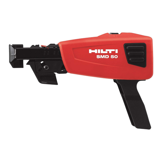 Hilti SMD 50 Mode D'emploi