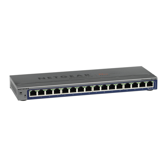 NETGEAR ProSafe Plus Ethernet Guide D'installation