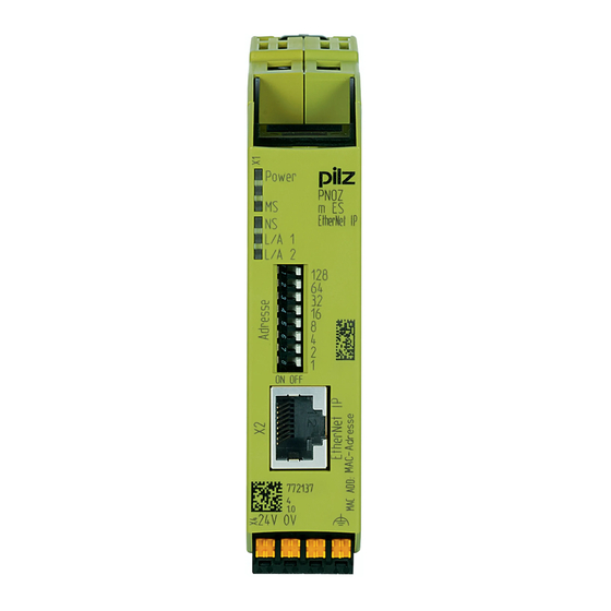 Pilz PNOZ m ES EtherNet/IP Manuel D'utilisation