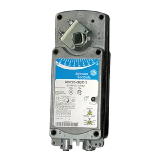 Johnson Controls M9210-GG -1 Serie Mode D'emploi