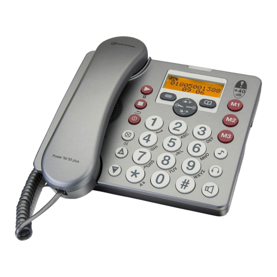 Amplicomms PowerTel 58plus Mode D'emploi
