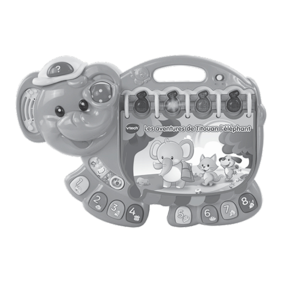 VTech baby Mon éléphant savant Manuel D'utilisation