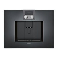 Gaggenau CM 470 Notice D'utilisation