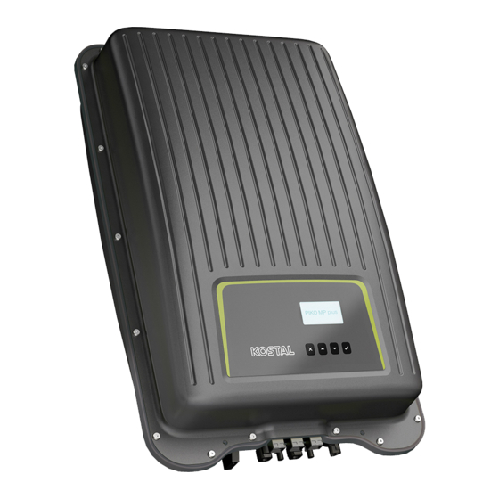 Kostal PIKO 1.5 MP Mode D'emploi
