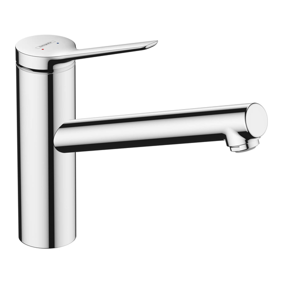 Hansgrohe Zesis M33 150 1jet 74802 Serie Mode D'emploi / Instructions De Montage