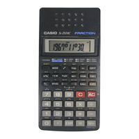Casio fx-250HC Mode D'emploi