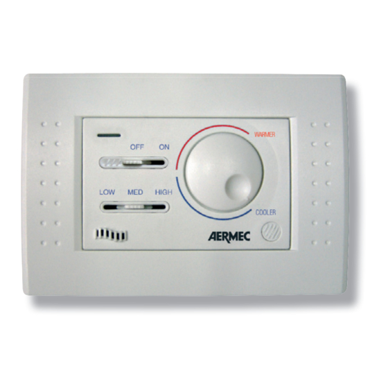 AERMEC FMT 10 Manuel D'utilisation Et D'installation
