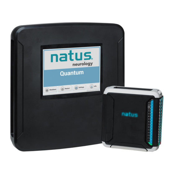 natus Quantum Manuel D'utilisation