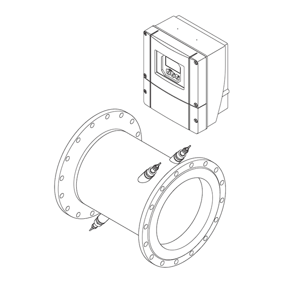 Endress+Hauser PROline prosonic flow 93 C Manuel De Mise En Service