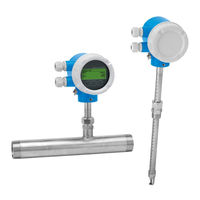 Endress+Hauser Proline t-mass A 150 Instructions Condensées