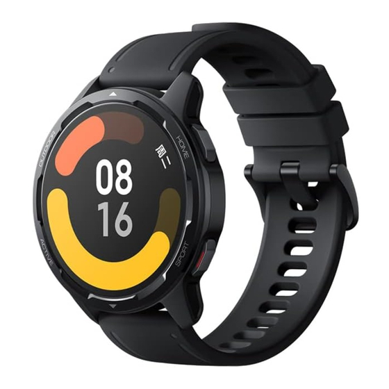 Xiaomi Watch S1 Active Manuel D'utilisation